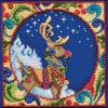 Mill Hill/Jim Shore Counted Cross Stitch Kit 5"X5"-Reindeer (18 Count) - JS304101