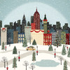25 Pack - Christmas In The City Double-Sided Cardstock 12"X12"-Christmas City Scene - 5A0033M8-1H5B4