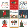 25 Pack - Christmas In The City Double-Sided Cardstock 12"X12"-4X4 Journaling Cards - 5A0033M8-1H59C
