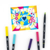 Tombow Dual Brush Pens 10/Pkg-Bright - DBP10-56185 Tombow Dual Brush Pens 10/Pkg-Bright - DBP10-56185