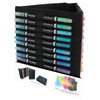 Artiste Watercolor Dual Tip Markers 36/Pkg-Brush & Marker - D851310 - 5038041978793