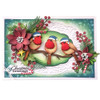 Elizabeth Craft Metal Die-Festive Robin - 5A0035HB-1H6SD