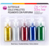 3 Pack - CousinDIY Glitter Glue 0.7oz 5/Pkg-Basic Multi-Colored - 5A002XSY-1GYH9 - 191648185812