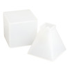 2 Pack - American Crafts Color Pour Resin Mold 2/Pkg-Paper Weight - Cube & Pyramid - 356724