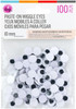 6 Pack - CousinDIY Paste-On Wiggle Eyes 10mm 100/Pkg-Black - 5A002XQN-1GYJ9 - 191648185874