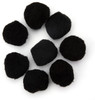6 Pack - CousinDIY Pom-Poms 2" 8/Pkg-Black - 40000802