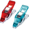 3 Pack - Clover Mini Wonder Clips-Red & Blue 20/Pkg - 3188