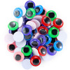 6 Pack - CousinDIY Paste-On Wiggle Eyes 10mm 50/Pkg-Multi-Colored - 5A002XQW-1GYMB