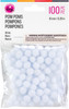 6 Pack - CousinDIY Pom-Poms 10mm 100/Pkg-White - POM40000-792 - 191648096095