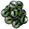 6 Pack - CousinDIY Dragon Adhesive Wiggle Eyes 25mm 12/Pkg-Green - 5A002XVX-1GYHV