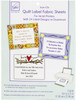 3 Pack - June Tailor Iron-On Ink Jet Quilt Label Fabric Sheets 2/Pkg-White, 8.5"X11" - JT403 - 730976040303