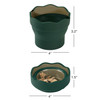 2 Pack - Faber-Castell Clic & Go Water Cup-Dark Green - 5A0035W7-1H75Q