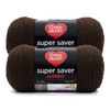 6 Pack - Red Heart Super Saver Yarn 2 Pack-Coffee - 5A002LLS-1GN7Q - 726465303561 6 Pack - Red Heart Super Saver Yarn 2 Pack-Coffee - 5A002LLS-1GN7Q - 726465303561