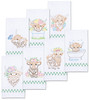 Jack Dempsey Stamped Decorative Hand Towels 17"x28" 7/Pkg-Highland Cows - 5A00372W-1H83F