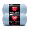 6 Pack - Red Heart Super Saver Yarn 2 Pack-Light Blue - 5A002LKW-1GN6S - 726465303585