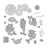 Tonic Studios Stamp Club Stamp & Die Set-Fin-Tastic Mermaid - SC23 Tonic Studios Stamp Club Stamp & Die Set-Fin-Tastic Mermaid - SC23