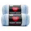6 Pack - Red Heart Super Saver Yarn 2 Pack-Light Blue - 5A002LLZ-1GNBH - 726465303653