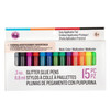 CousinDIY Glitter Glue Pens 0.3oz 15/Pkg-Multi-Colored - 5A002XPR-1GYHH - 191648185836