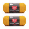 6 Pack - Red Heart Super Saver Yarn 2 Pack-Gold - 5A002LLC-1GN8H - 726465303233