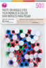 CousinDIY Paste-On Wiggle Eyes 10mm 50/Pkg-Multi-Colored - 5A002XQW-1GYMB - 191648185973