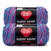 6 Pack - Red Heart Super Saver Yarn 2 Pack-Bonbon - 5A002LJW-1GN8K - 726465303516