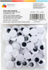 CousinDIY Paste-On Wiggle Eyes 15mm 60/Pkg-Black - 5A002XW2-1GYN6