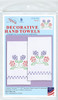 Jack Dempsey Stamped Decorative Hand Towel Pair 17"X28"-Tulips - 5A003735-1H83Y - 013155023299