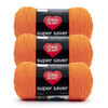 8 Pack - Red Heart Super Saver Yarn 3/Pack-Pumpkin - 5A00216R-1G4BB - 726465500632