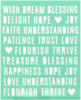 Heidi Swapp GW Stencil Wish-Heidi Swapp GW Stencil Wish - 5A002WP1-1GXH5