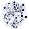CousinDIY Paste-On Wiggle Eyes 10mm 100/Pkg-Black - 5A002XQN-1GYJ9