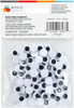 CousinDIY Paste-On Wiggle Eyes 10mm 100/Pkg-Black - 5A002XQN-1GYJ9