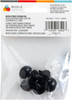 CousinDIY Shank Back Animal Eyes 20mm 6/Pkg-Black - 5A002XR4-1GYKK