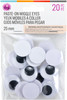 CousinDIY Paste-On Wiggle Eyes 25mm 20/Pkg-Black - 5A002XQM-1GYKL - 191648185911