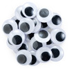 CousinDIY Paste-On Wiggle Eyes 25mm 20/Pkg-Black - 5A002XQM-1GYKL