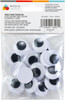 CousinDIY Paste-On Wiggle Eyes 25mm 20/Pkg-Black - 5A002XQM-1GYKL