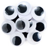 CousinDIY Paste-On Wiggle Eyes 30mm 12/Pkg-Black - 5A002XS7-1GYNX