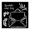 Stamperia Stencil 4.72"X4.72"-The Owl's House Letter - 5A0032VX-1H4MC