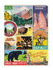Cavallini Mini Notebooks 3/Pkg-National Parks - 5A0035PF-1H6ZF