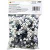 3 Pack - CousinDIY Fun Pack Acrylic Pony Beads 700/Pkg-Monochrome - 34734236