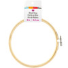 12 Pack - CousinDIY Natural Wood Hoop-6" - 00932 - 191648097160