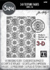 Sizzix 3D Texture Fades A5 Embossing Folder By Tim Holtz-Kaleidoscope - 5A00323F-1H3RF - 630454293019