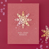 Hero Arts Etched Dies from the Very Merry Collection-Snowflake Star - 5A0035XT-1H77L