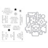 Hero Arts Stamp & Cut Set from the Very Merry Collection-Modern Holiday Greetings - 5A0035Y0-1H77W