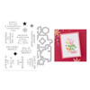 Hero Arts Stamp & Cut Set from the Very Merry Collection-Modern Holiday Greetings - 5A0035Y0-1H77W