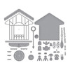 Spellbinders Etched Dies-Cuckoo Cottage - 5A0036JZ-1H7Q2 Spellbinders Etched Dies-Cuckoo Cottage - 5A0036JZ-1H7Q2