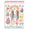 Stamperia A5 Washi Pad 8/Pkg-Candy Christmas - 5A0032VS-1H4MM