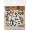 Sizzix Thinlits Dies By Tim Holtz 11/Pkg-Mini Holiday Greens - 661597 - 630454231837