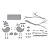 Spellbinders Etched Dies by Lisa Horton-Little Birdies - 5A0036L4-1H7PB