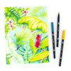 Tombow Dual Brush Pens 10/Pkg-Tropical - DBP10-56189