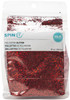 2 Pack - We R Spin It Chunky Glitter 10oz-Red - WRCHGL-616 - 633356606161